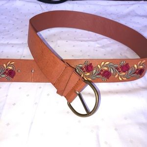 Floral Embroidery Belt